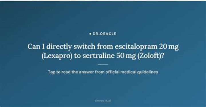 Can I switch Lexapro from night to morning?