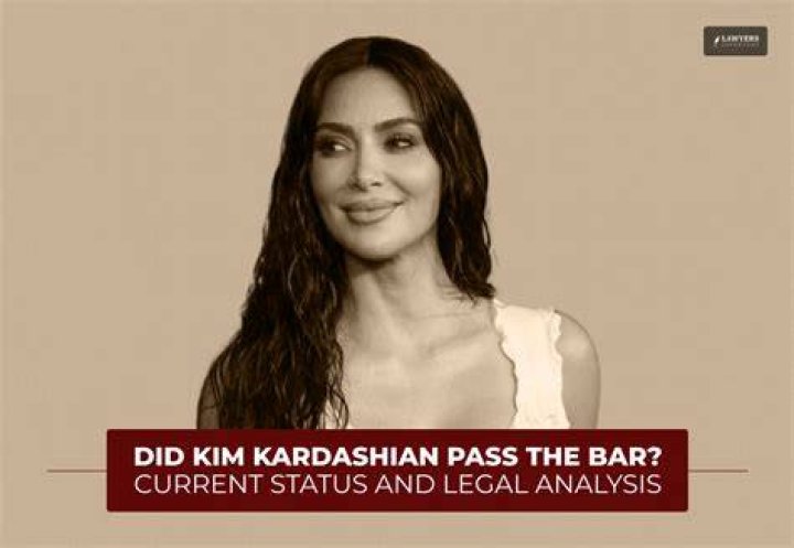 Did Kim Kardashian ever pass the bar?