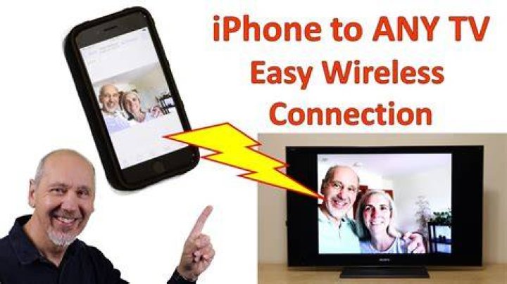 How can I connect my iPhone to my TV wirelessly without Apple TV?