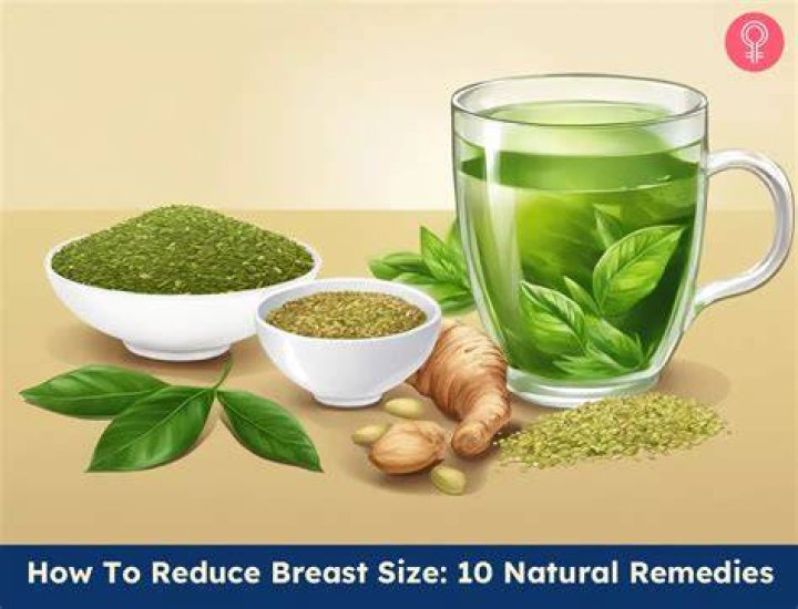 How can I use ginger to reduce breast size?