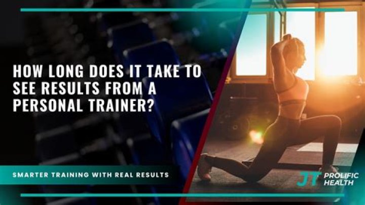 How long should it take to see results from running?
