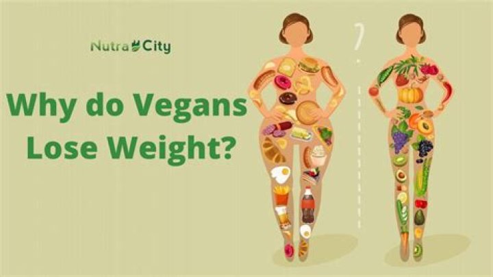How much weight do vegans lose in a month?