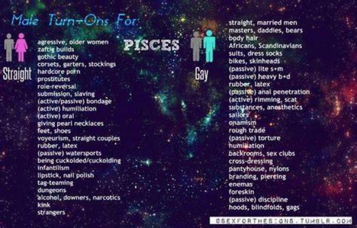 What are Pisces turn ons?
