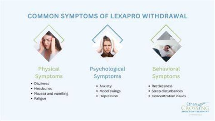 What does Lexapro withdrawal feel like?