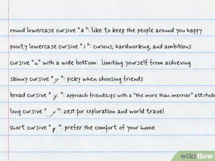 What does nice handwriting say about a person?