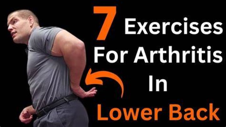 What is the best exercise for arthritis of the spine?