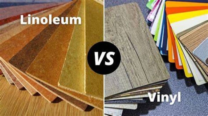 What is the difference between vinyl and linoleum?