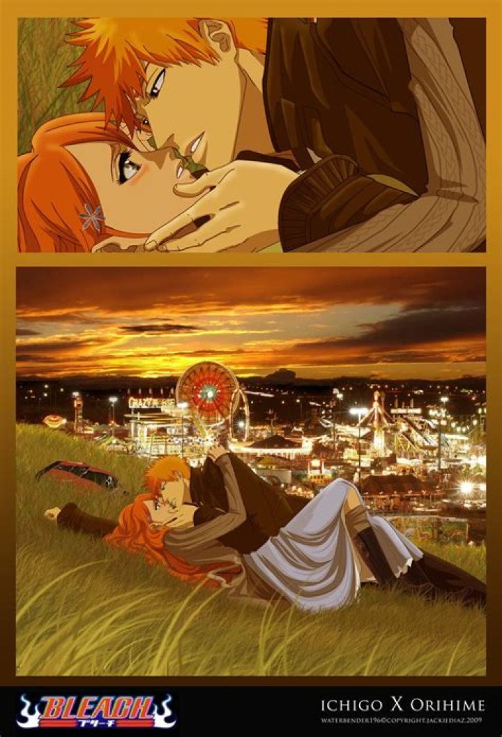 When did Ichigo Fall in love with Orihime?
