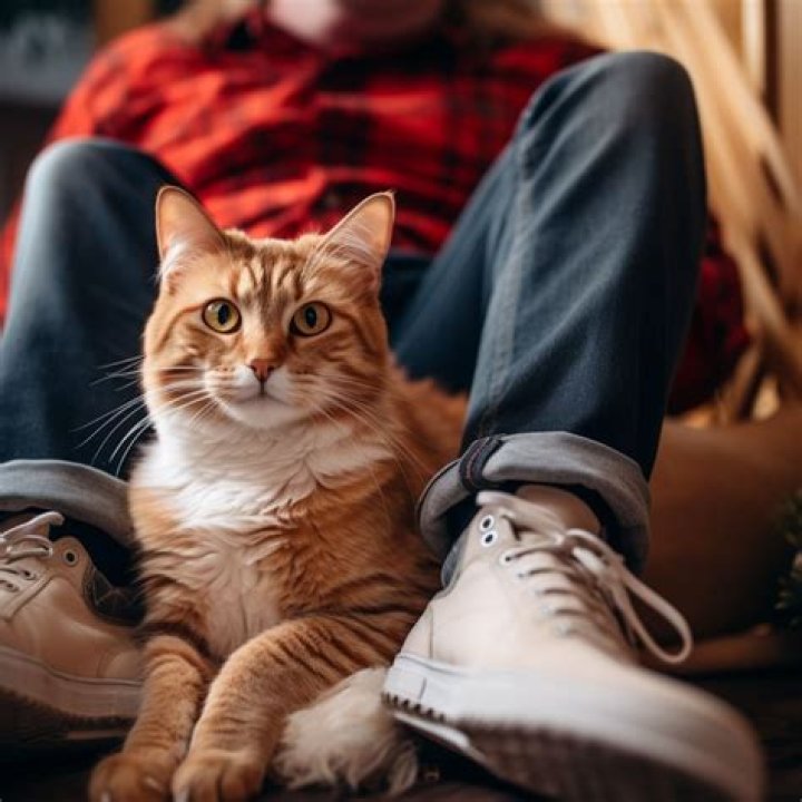 Why does my cat sit near my feet?