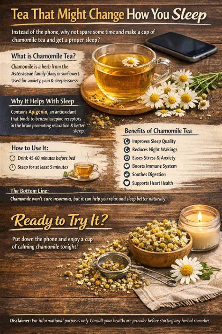 Why you should not drink chamomile tea?