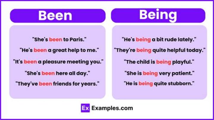 Will have been being?